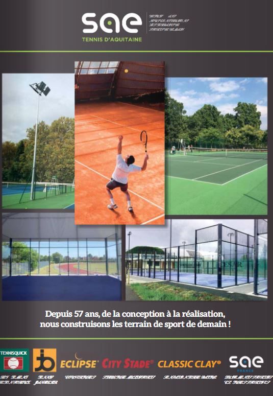 Catalogue SAE tennis d'Aquitaine